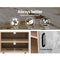 Artiss TV Cabinet Entertainment Unit Stand Industrial Wooden Metal Legs Oak