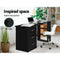 Artiss Office Computer Desk Student Study Table Workstation 3 Drawers 120cm Black