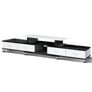 Artiss TV Cabinet Entertainment Unit Stand Wooden 160CM To 220CM Storage Drawers Black White