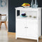 Artiss Buffet Sideboard Cabinet Kitchen Bathroom Storage Cupboard Hallway White Shelf