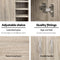 Artiss 2 Doors Shoe Cabinet Storage Cupboard - Wood