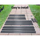 Greenfingers Galvanised Steel Raised Garden Bed Instant Planter 210 x 90 Aluminium