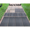 Greenfingers Garden Bed 240X80X77CM Galvanised Raised Steel Instant Planter 2N1