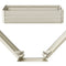 Greenfingers Garden Bed 2PCS 210X90X30cm  Galvanised Steel Raised Planter Cream