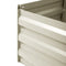 Greenfingers Garden Bed 2PCS 210X90X30cm  Galvanised Steel Raised Planter Cream
