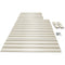 Greenfingers Garden Bed 2PCS 210X90X30cm  Galvanised Steel Raised Planter Cream
