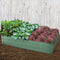 Greenfingers Garden Bed 2PCS 120X90X30CM Galvanised Steel Raised Planter Green