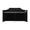 Instahut Gazebo Pop Up Marquee 3x6m Folding Wedding Tent Gazebos Shade Black