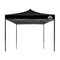 Instahut Gazebo Pop Up Marquee 3x3m Outdoor Tent Folding Wedding Gazebos Black