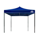 Instahut Gazebo Pop Up Marquee 3x3m Outdoor Tent Folding Wedding Gazebos Blue