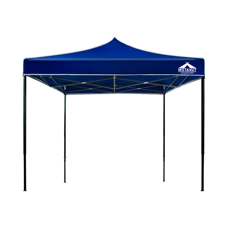 Instahut Gazebo Pop Up Marquee 3x3m Outdoor Tent Folding Wedding Gazebos Blue