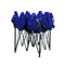 Instahut Gazebo Pop Up Marquee 3x3m Outdoor Tent Folding Wedding Gazebos Blue