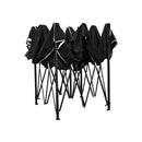 Instahut Gazebo Pop Up Marquee 3x4.5 Outdoor Wedding Gazebos Base Pod Kit Black