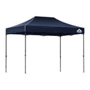 Instahut Gazebo Pop Up Marquee 3x4.5 Outdoor Wedding Gazebos Base Pod Kit Navy