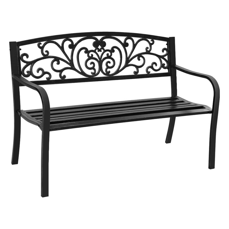 Gardeon Outdoor Garden Bench - Black