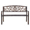 Gardeon Cast Iron Garden Bench - Bronze