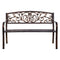 Gardeon Cast Iron Garden Bench - Bronze