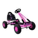 RIGO Kids Pedal Go Kart Car Ride On Toys Racing Bike Pink