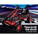 RIGO Kids Pedal Go Kart Car Ride On Toys Racing Bike Red