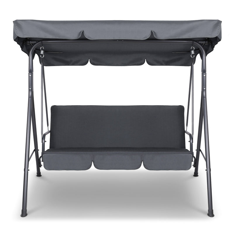 Swing Chair with Canopy - Grey