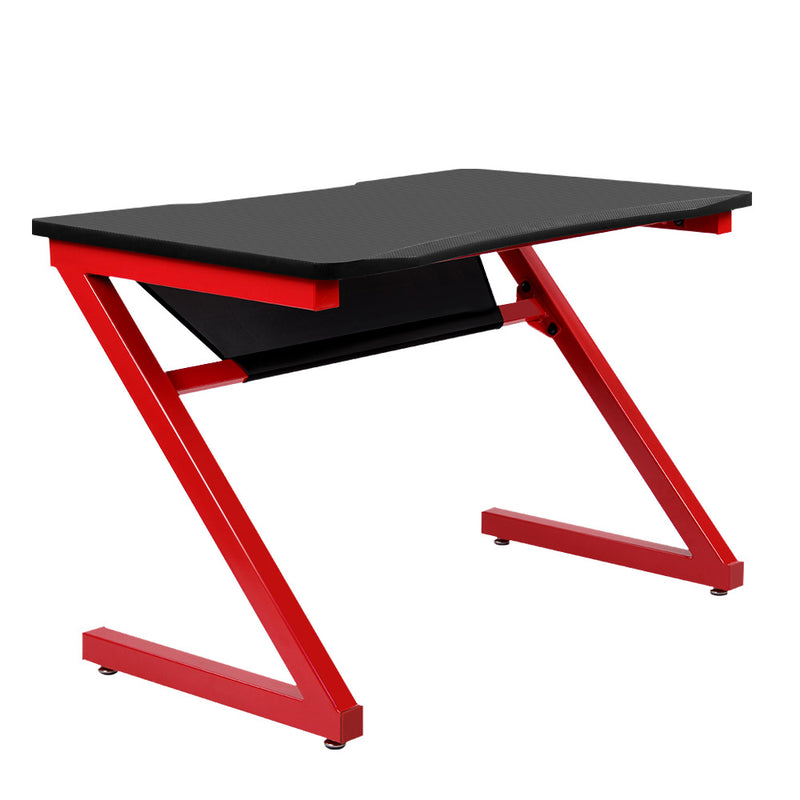Artiss Office Computer Desk Study Gaming Table Racer Chair Desks Laptop Home Red