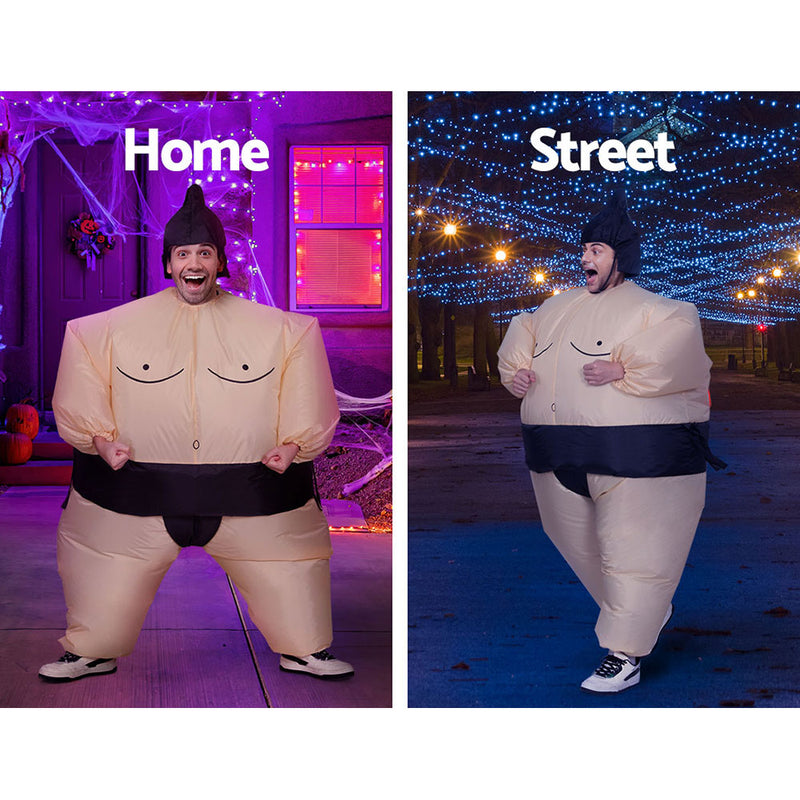 Inflatable Costume Halloween Adult Suit Party Cosplay Sumo Blow up