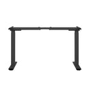Artiss Standing Desk Sit Stand Motorised Adjustable Frame Only Black Dual Motor