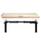 Artiss Standing Desk Electric Height Adjustable Sit Stand Desks Black Oak 140cm
