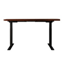 Artiss Standing Desk Electric Adjustable Sit Stand Desks Black Walnut 140cm