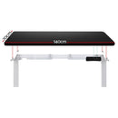 Artiss Standing Desk Electric Adjustable Sit Stand Desks White Black 140cm