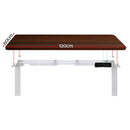Artiss Standing Desk Electric Height Adjustable Sit Stand Desks White Walnut