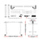 Artiss Standing Desk Electric Height Adjustable Sit Stand Desks White 140cm
