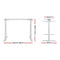 Artiss Standing Desk Sit Stand Motorised Adjustable Frame Only Dual Motor White
