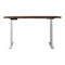 Artiss Electric Standing Desk Adjustable Sit Stand Desks White Brown 140cm