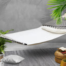 Gardeon Swing Double Hammock Bed Cream