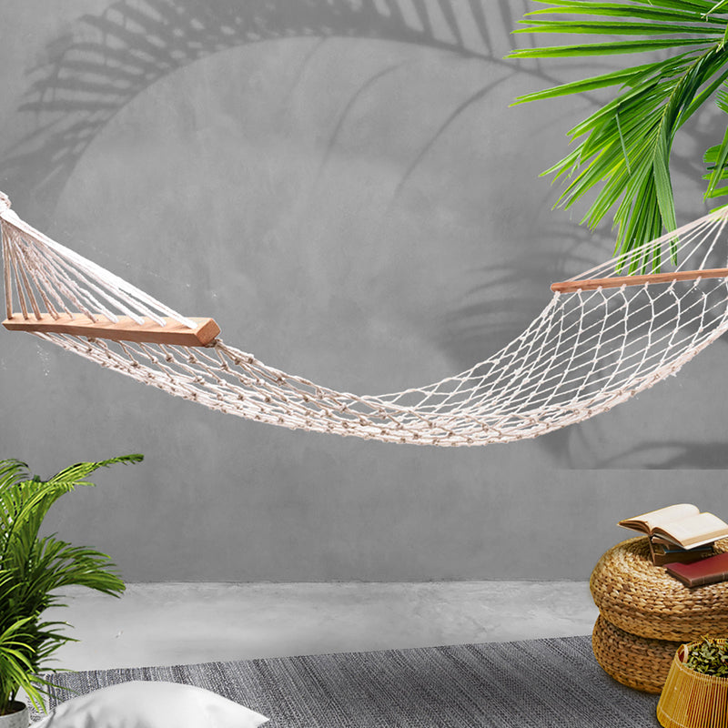 Gardeon Swing Hammock Bed Cream