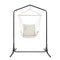 Gardeon Outdoor Hammock Chair with Stand Swing Hanging Hammock Garden Cream