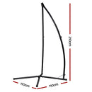 Gardeon Outdoor Hammock A Shape Steel Frame