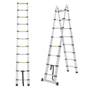 2.6M Telescopic Aluminium Multipurpose Ladder Extension Alloy Extendable Step