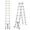 2.6M Telescopic Aluminium Multipurpose Ladder Extension Alloy Extendable Step