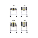 2.6M Telescopic Aluminium Multipurpose Ladder Extension Alloy Extendable Step