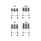 2.6M Telescopic Aluminium Multipurpose Ladder Extension Alloy Extendable Step