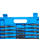 Traderight Drill Bits Set Chisel SDS Plus Rotary Hammer Masonry Concrete 17PCS