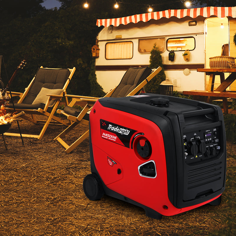 Inverter Generator Portable Petrol 4KW Max 3.5KW Rated Remote Start RV Camping