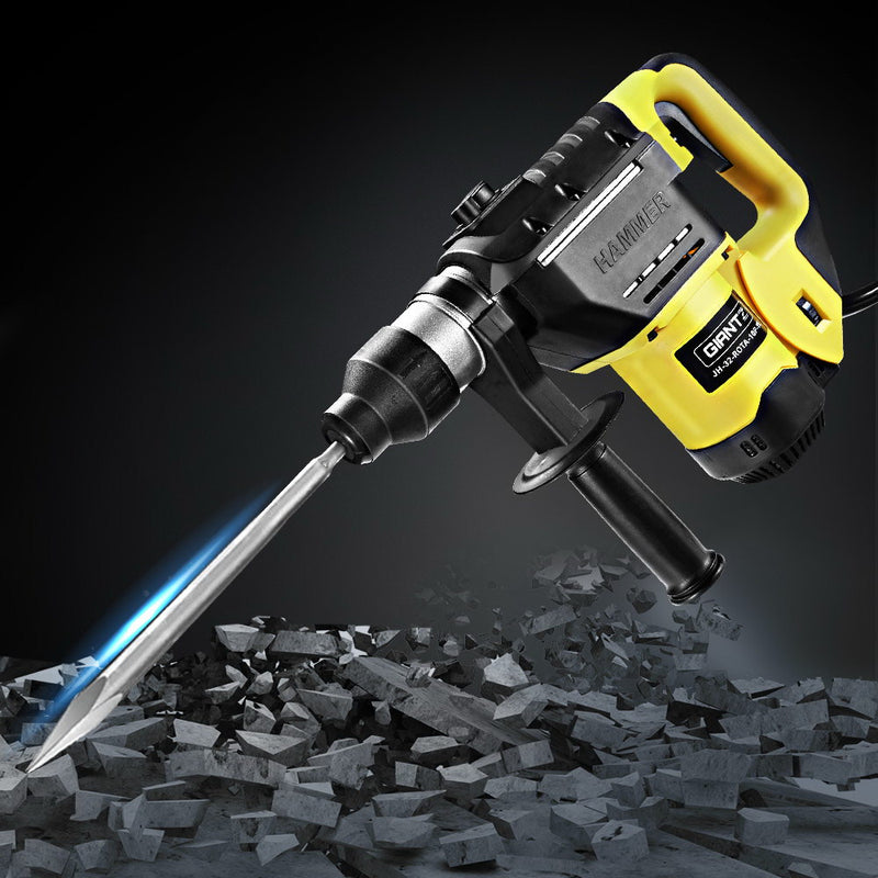 GIANTZ 1800W Jack Hammer Electric Jackhammer Demolition Rotary Concrete Drill