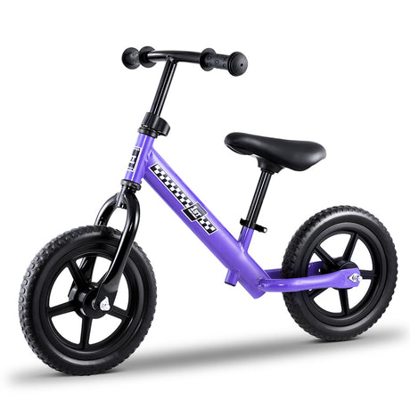 Kids Balance Bike Ride On Toys Puch Bicycle Wheels Toddler Baby 12 Bikes Purple