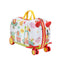 BoPeep Kids Ride On Suitcase Children Travel Luggage Carry Bag Trolley Zoo