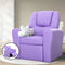 Keezi Kids Recliner Chair Purple PU Leather Sofa Lounge Couch Children Armchair