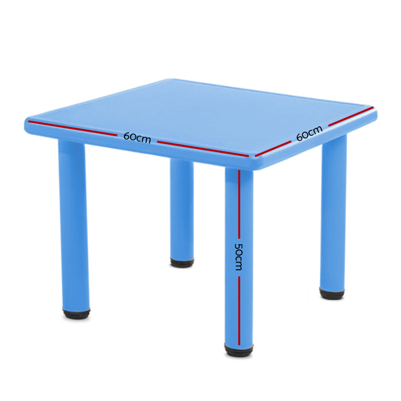 Keezi Kids Table Study Desk Children Furniture Plastic Blue