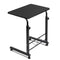 Portable Adjustable Wooden Latpop Stand - Black